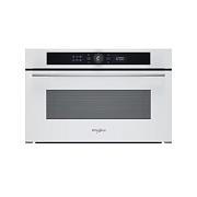 Микроволновая печь встраиваемая Whirlpool WMD54MW (Белое стекло / 31 литр / ширина - 59,5 см / 1000 Вт / Гриль - 800 Вт / JetDefrost 3D)