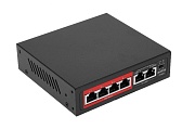 Коммутатор Netis P106C (L2) 6x100Мбит/с 4PoE+ 60W неуправляемый 