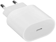 Сетевое зарядное устройство Apple Type-C, (20W/быстрая зарядка), Белое