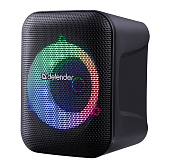 Беспроводная портативная колонка Defender Boomer 14 / 15W / USB  / Bluetooth  / LED подсветка / дисплей / караоке
