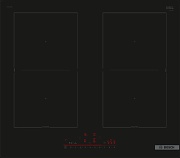 Поверхность индукционная Bosch PVQ61RHB1E (Serie6 / Чёрная стеклокерамика / 4 конфорки / PowerBoost / QuickStart / ReStart / HomeConnect / 7,4 кВт) Чёрный