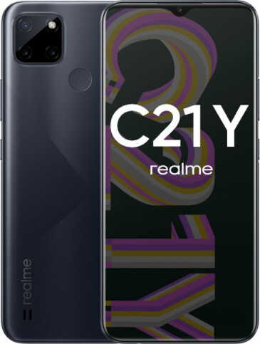Смартфон Realme C21Y 4/64 ГБ, черный