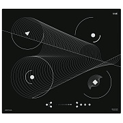 Поверхность индукционная KRONA MERIDIANA 60 BL (Черный  / 4 конфорки / (1,2/1,8/1,8/1,2) кВт / стеклокерамика / STOP&GO / 7,2 кВт) Чёрный