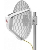 Точка доступа Mikrotik Wireless Wire Dish (RBLHGG-60ad) 60GHz, 802.11ad, 1x10/100/1000 Мбит/с, наружная, PoE, дальность - 1500+ метров