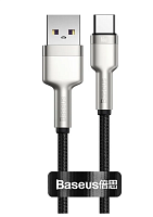 Кабель Baseus Cafule Series 66W Type-C - USB, 1 метр, черный Чёрный