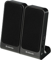 Колонки 2.0 Defender SPK-225 / 6W / USB-питание / Чёрный / корпус - пластик Чёрный