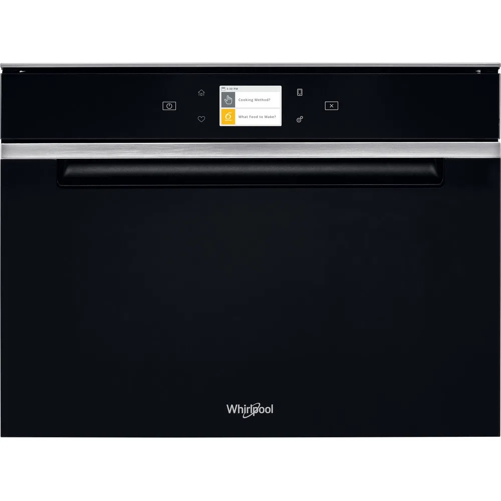 Микроволновая печь встраиваемая с паром Whirlpool W9I MW261 (Чёрная / 40 литров / ширина -59,5 см / 900 Вт /Гриль 1600 Вт / 6th SENSE/ Wi-Fi)