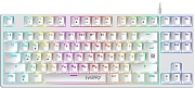 Проводная игровая клавиатура Defender Ivory GK-579, (TKL (80%)/Механическая/Кабель 1.5м), Белая 