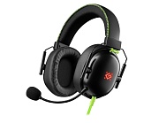 Игровая гарнитура DEFENDER Toxic черный, 7.1, LED, провод 2 м, черный Черный/Красный