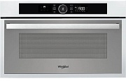 Микроволновая печь встраиваемая Whirlpool AMW 731/WH (Белое стекло / 31 литр / ширина - 59,5 см / 1000 Вт / Гриль 800 Вт / JetDefrost 3D)