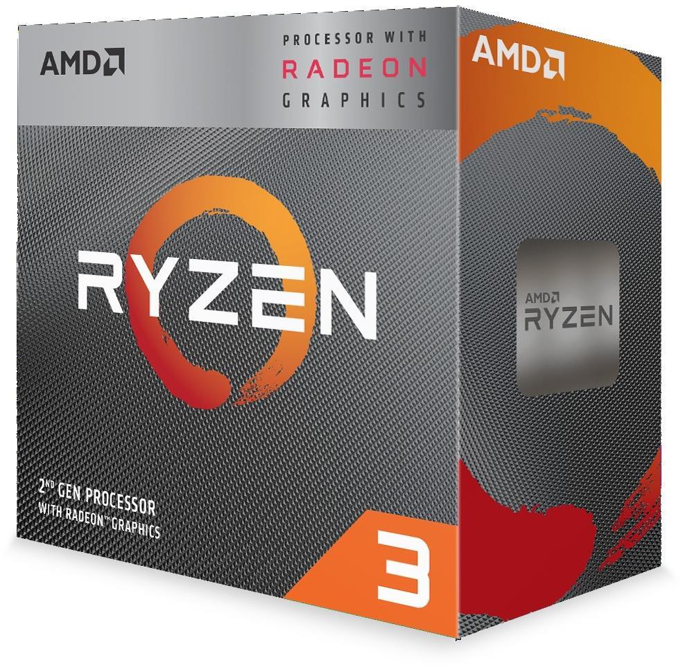 Процессор AMD AM4 Ryzen 5 3400G 3.7GHz, 4core, Radeon Vega 11  (YD3400C5FHBOX)  BOX