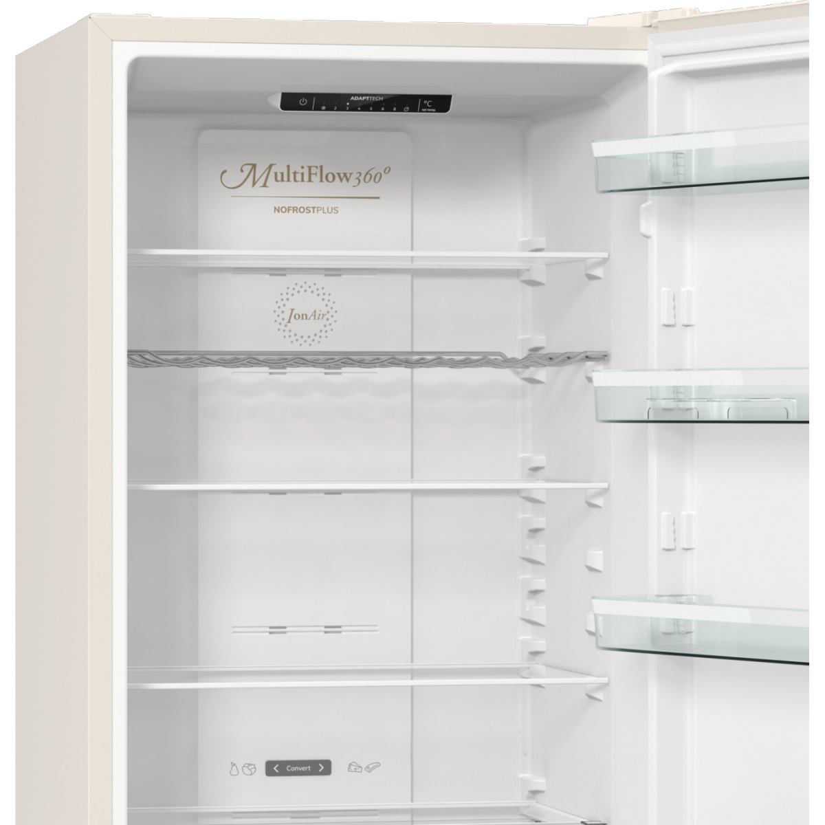 Холодильник Gorenje NRK6202CLI (Classico / Объем - 331 л / Высота - 200см / A++ / Бежевый / NoFrost)