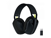 Игровые беспроводные наушники с микрофоном Logitech G435 LIGHTSPEED Wireless, Stereo, Bluetooth, Black (981-001050) Чёрный
