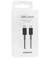 Кабель Samsung EP-DX310JBRGRU USB-C - USB-C, 1.8 метра, 3А - черный