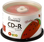 Диск CD-R Smartbuy 700 Mb, 52x, Fresh-Watermelon CB-50 (BOX50) розничная продажа по 1шт