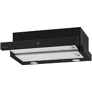 Вытяжка телескопическая KRONA KAMILLA T SENSOR 600 Black (740 м³/ч / 65 Вт / LED освещение 2x1,5 Вт / ширина - 59,7 см / черный / металл)