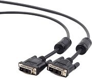 Кабель DVI-D - DVI-D Dual Link GEMBIRD (CC-DVI2-BK-6), вилка-вилка, длина - 1.8 метра