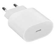Сетевое зарядное устройство Apple MUVV3ZM/A 20W USB-C Power Adapter (USB Type-C/2.22A/20W/быстрая зарядка/белое) Белый