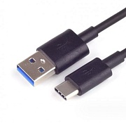Кабель USB 2.0 Type-A - Type-C KS-is (KS-842B-3	) вилка-вилка, скорость передачи до 480 Мбит/с, длина - 3,0 метра