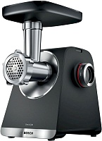 Мясорубка Bosch MFWS660B (2100 Вт/ 3,5 кг/мин/ корпус - пластик, металл/ реверс/ 10 насадок / чёрный)