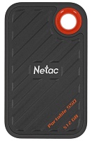 Жесткий диск SSD ext  512Gb Netac ZX20 II USB 3.2 Gen 2 Type-C R2000/W1800 Mb/s NT01ZX20-512G-32BL  with USB C to A cable and 20Gbps USB C to C cable