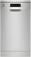 Машина посудомоечная отдельностоящая 45 см Electrolux ESA42110SX (9 комплектов / 2 полки / Расход воды - 9,9 л / Белая)
