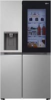 Холодильник Side by Side LG GSGV81PYLL (Объем - 635 л / Высота - 179см / A++ / Серебро / No Frost / InstaView / диспенсер / Wi-Fi)