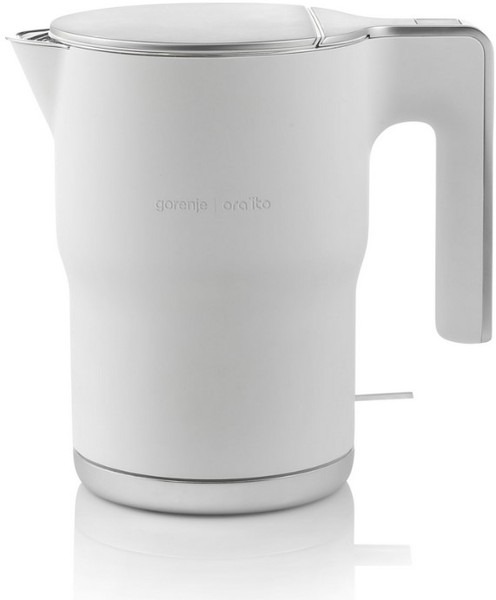 Чайник Gorenje K15ORAW  (2400Вт / 1,5л / металл/пластик / белый)