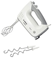 Миксер Bosch MFQ36400 (450Вт/ ручной/ скоростей 5/ корпус пластик/ насадок 2/ турборежим/ белый) 