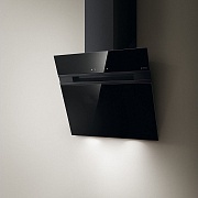 Вытяжка наклонная JET AIR BONNY BL 60 A (800 м³/ч / 210 Вт / Освещение 2 x 20 Вт / ширина - 59.8 см / Чёрное стекло)