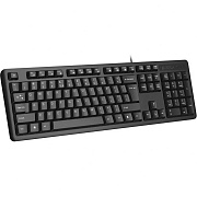 Клавиатура A4Tech KKS-3, 1.5м., черный. Черный матовый