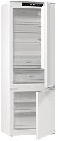 Холодильник встраиваемый Gorenje NRKI619EA3 (G800 / Объем - 341л / Высота - 193,7см / Ширина - 69см/Белый/ Слайдерное крепление фасадов /NoFrost Plus)