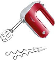 Миксер Bosch MFQ 40303 (500Вт/ ручной/ скоростей 5/ корпус пластик/ насадок 4/ турборежим/ красный)