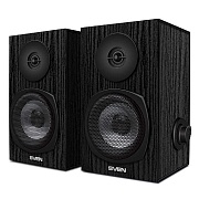Колонки 2.0 SVEN SPS-575 / 6W / Питание - USB / чёрный / Корпус - дерево (MDF)  Черный матовый