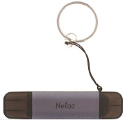 Считыватель Card reader Netac WK13 USB3.0+Type-C to mSD/SD