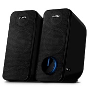Колонки 2.0 SVEN 470* / 2х6W / USB / пластик / black Чёрный
