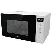 Микроволновая печь Gorenje MO20S4W (Superior / 20 л, 800 Вт, переключатели сенсор, дисплей, белый/черный) Белый + черный