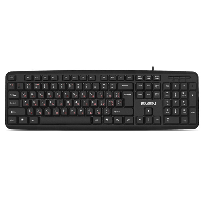 Клавиатура SVEN KB-S230 USB, черный
