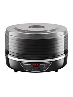 Сушилка для овощей и фруктов Редмонд FD1102 (500 Вт, 35-70°C, 5 секций, регулировка температуры, дисплей, таймер) Чёрный