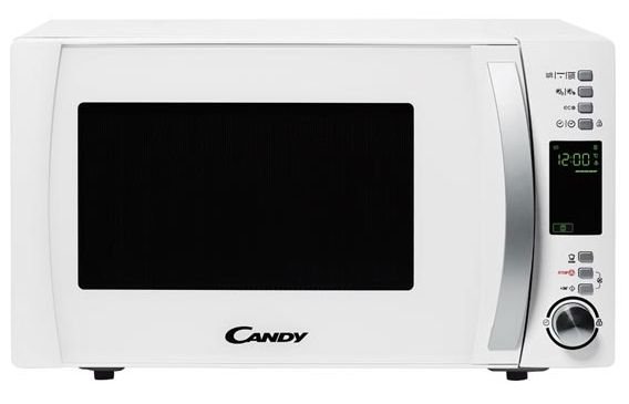 Микроволновая печь Candy CMXG 25DCW (25 л, 900 Вт, переключатели поворотный механизм, кнопки, гриль, дисплей, белый)