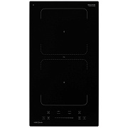 Поверхность индукционная KRONA ERDE 30 BL 2BFTS (Черный  / 2 конфорки / (1,9/1,3) кВт / Flex зона / стеклокерамика / STOP&GO / 3,6 кВт) Чёрный