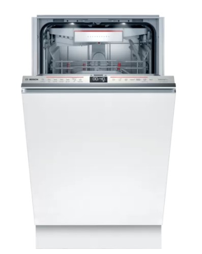 Машина посудомоечная встраиваемая 45 см Bosch SPD8ZMX1MR (Serie8 / 10 комплектов / 3 полки / расход воды - 9,5 л / TimeLight / Home Connect / А)