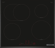 Поверхность индукционная Bosch PIF651HC1E (Serie6 / Чёрная стеклокерамика / 4 конфорки / CombiZone*1 / PowerBoost / HomeConnect / 7,4 кВт)