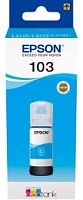 C13T00S24A Контейнер Epson 103 с голубыми чернилами C13T00S24A для L3100/3101/3110/3150/3151 аналог на серию L100 T664