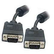 DSP Кабель VGA - VGA GEMBIRD (CC-PPVGA-10M-B), вилка-вилка, длина - 10 метров 