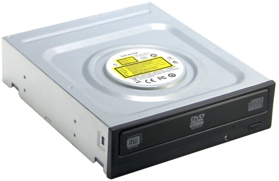 Оптический привод DVD-RW внутренний  Gembird  DVD-SATA-02 Black SATA