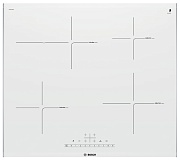 Поверхность индукционная Bosch PIF672FB1E (Serie6 / белый / стеклокерамика / DirectSelect / QuickStart / PowerBoost) Белый