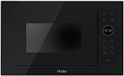 Микроволновая печь встраиваемая Haier HMX-BPG259B (Чёрная / 25 литров / ширина - 59,5 см / 900 Вт / Гриль 1260 Вт)