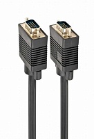 Кабель VGA - VGA GEMBIRD (CC-PPVGA-15M-B), вилка-вилка, длина - 15 метров Чёрный