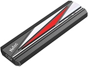 Накопитель SSD ext  2Tb Netac ZX20L USB 3.2 Gen 2 Type-C R2000/W18000 Mb/s NT01ZX20L-002T-32BK  with USB C to A cable and 20Gbps USB C to C cable